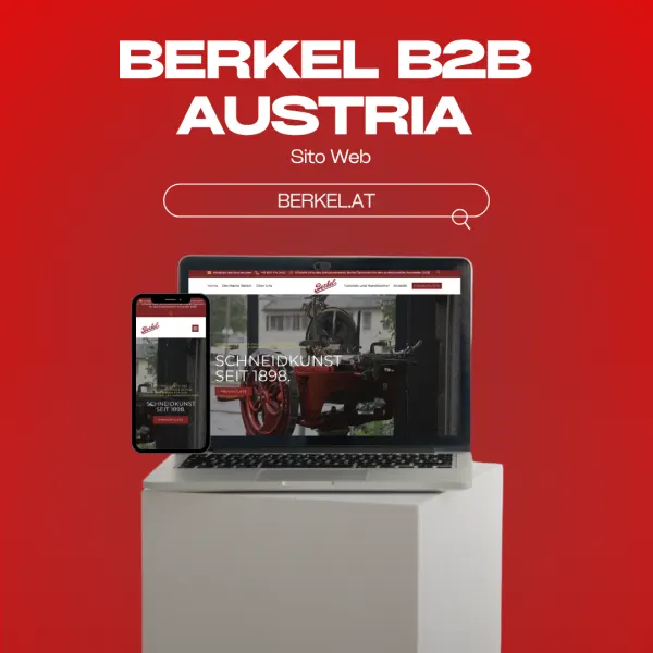 Sito web di Berkel B2B Austria realizzato da MyFast