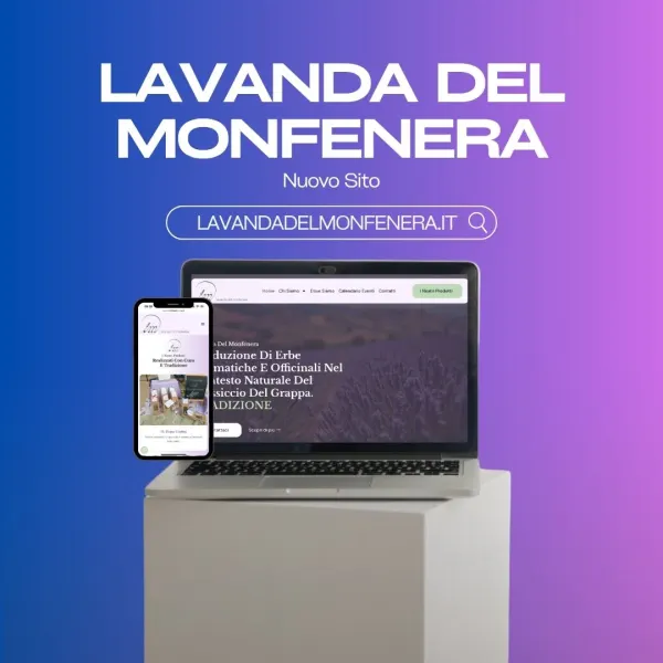 Sito web di Lavanda del Monfenera realizzato da MyFast