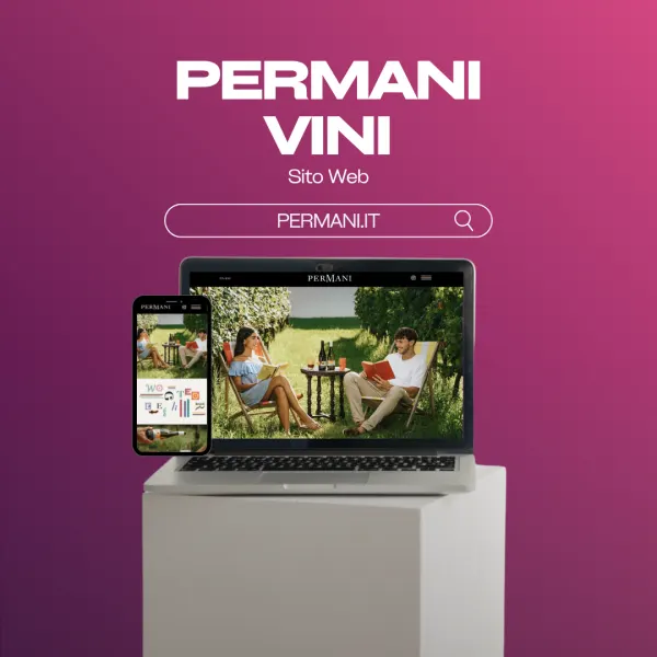 Sito web di Permani Vini sviluppato da MyFast