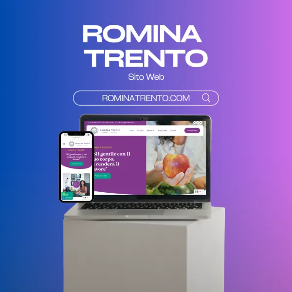 Sito web di Romina Trento realizzato da MyFast