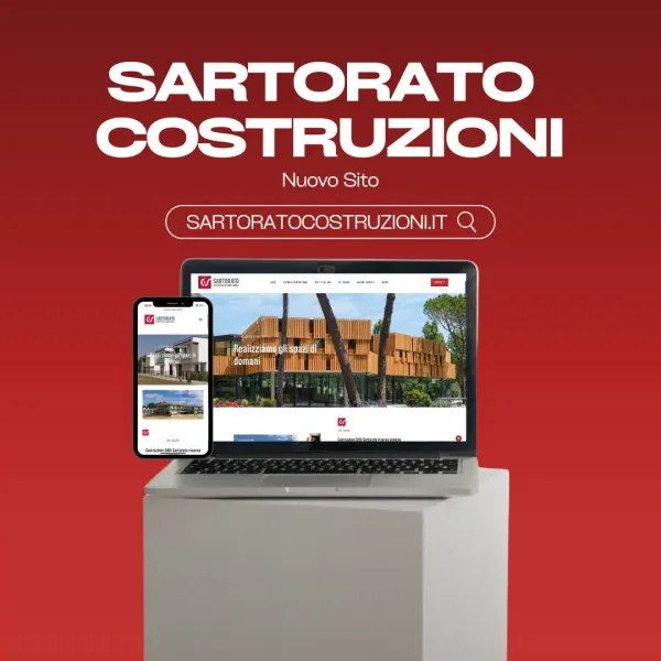 Sito web dell'impresa edile Sartorato Costruzioni di Casale sul Sile realizzato da MyFast